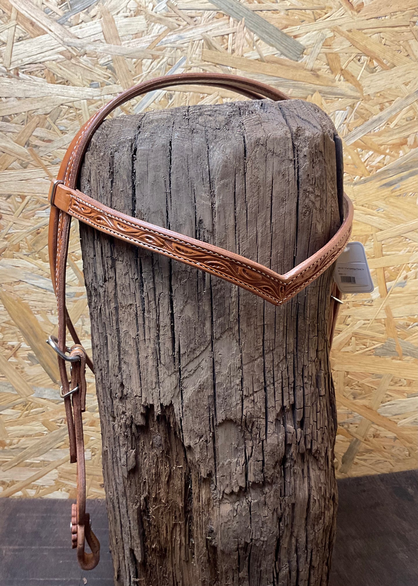 Kopfstück mit V-Stirnband, Tear Drop, Floral Punziert