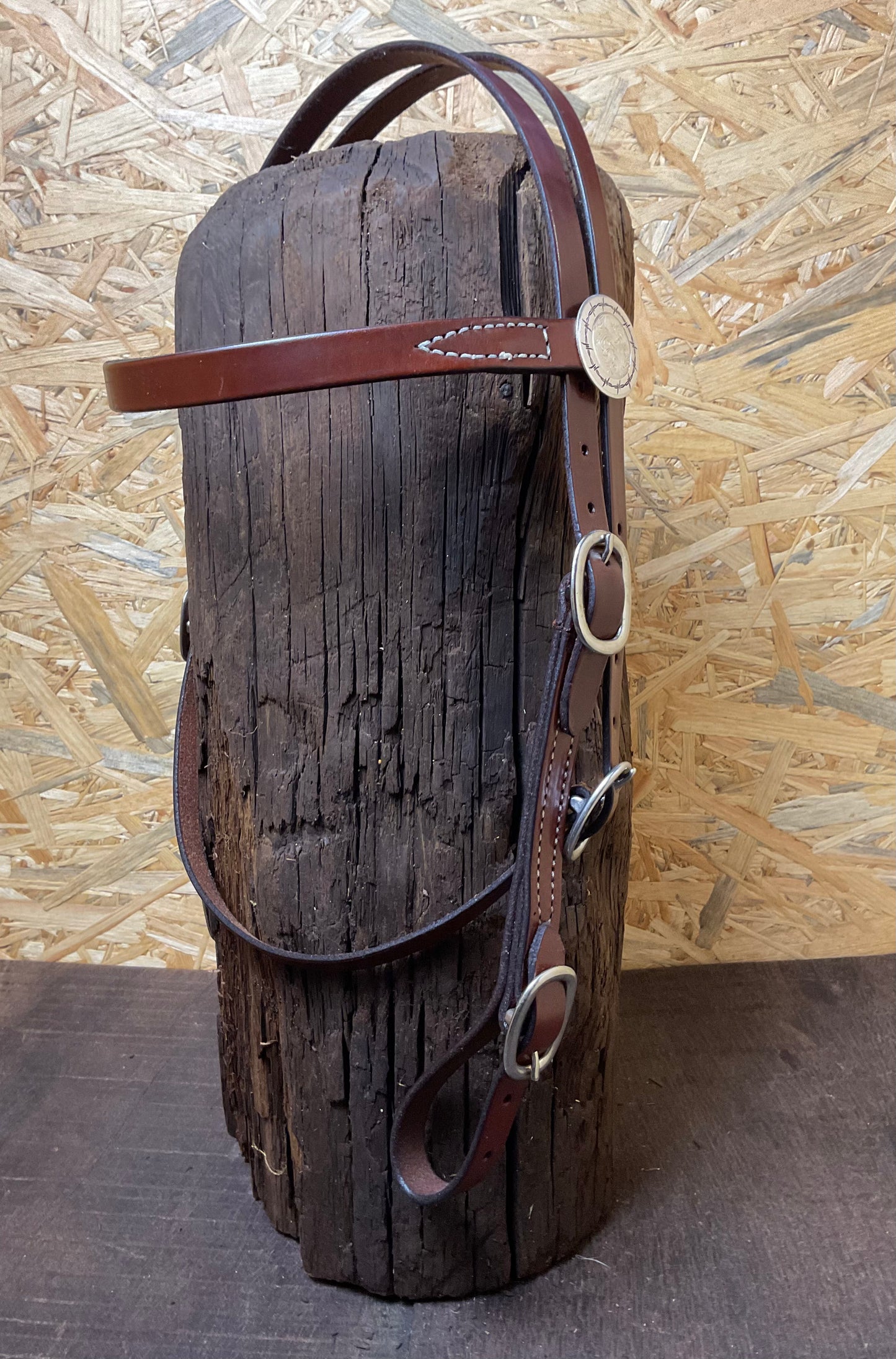 Kopfstück Schnellverschluss mit Silberconchos