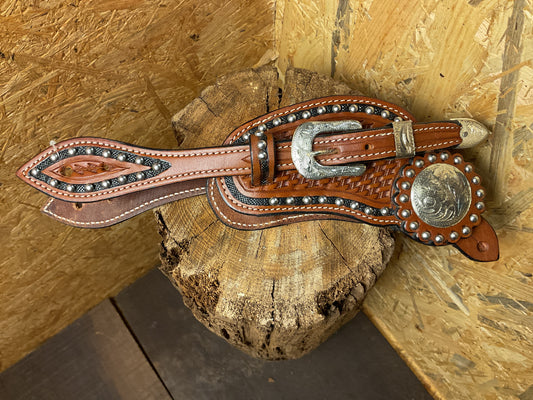 Sporenriemen Basket mit Dots