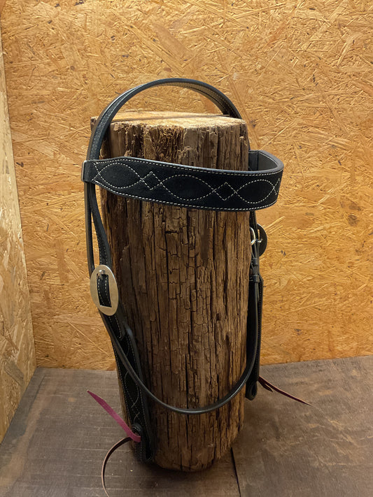 Kopfstück, Roughout, schwarz „ Einzelstück „