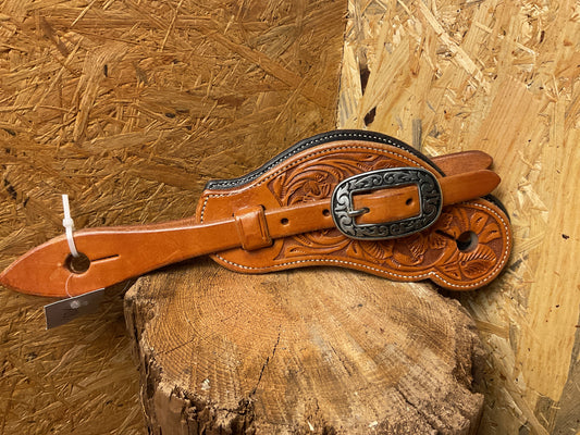 Sporenriemen Floral JWD Schnalle