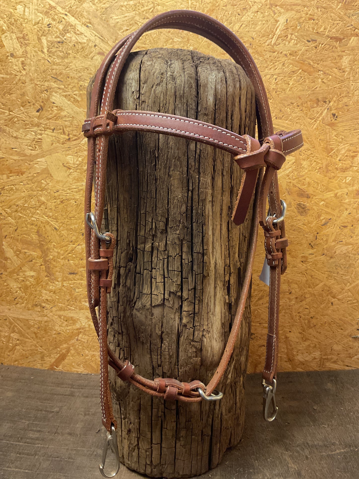 Kopfstück aus Harness Leder mit Schnellverschluss