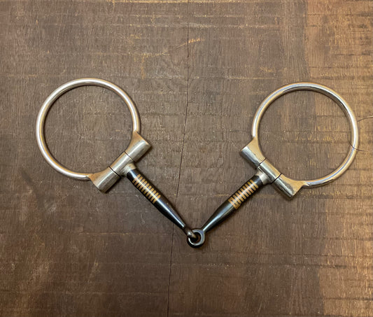 D-Ring Snaffle Bit mit Kupfereinlage