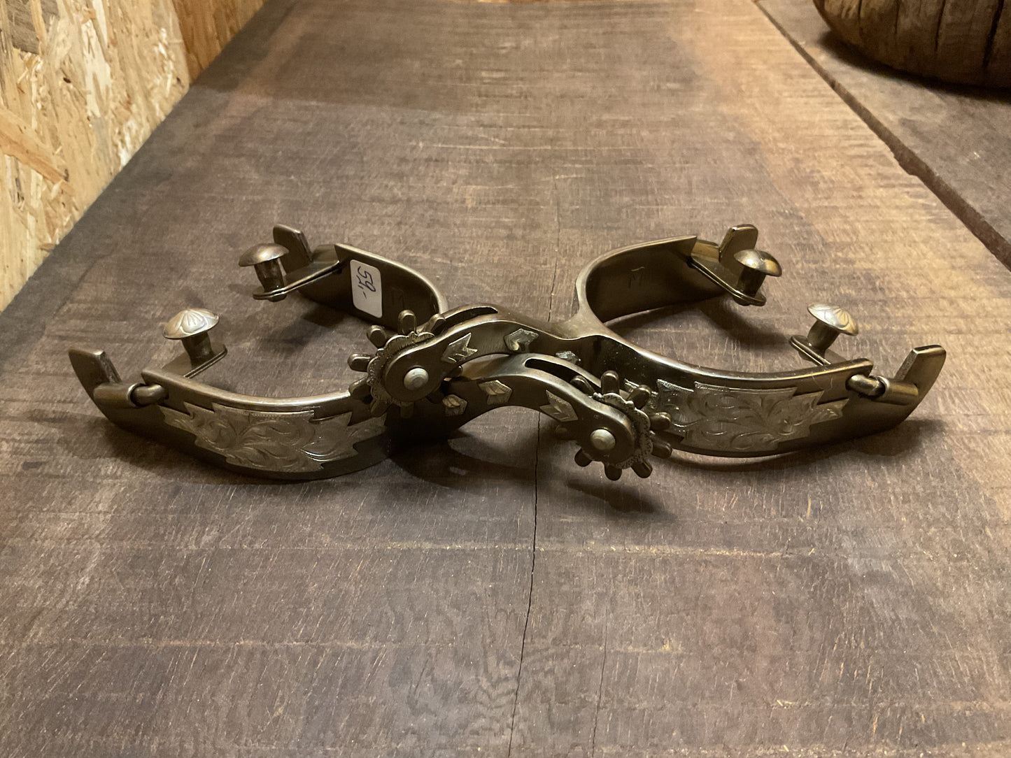 Sporen mit Silberplates