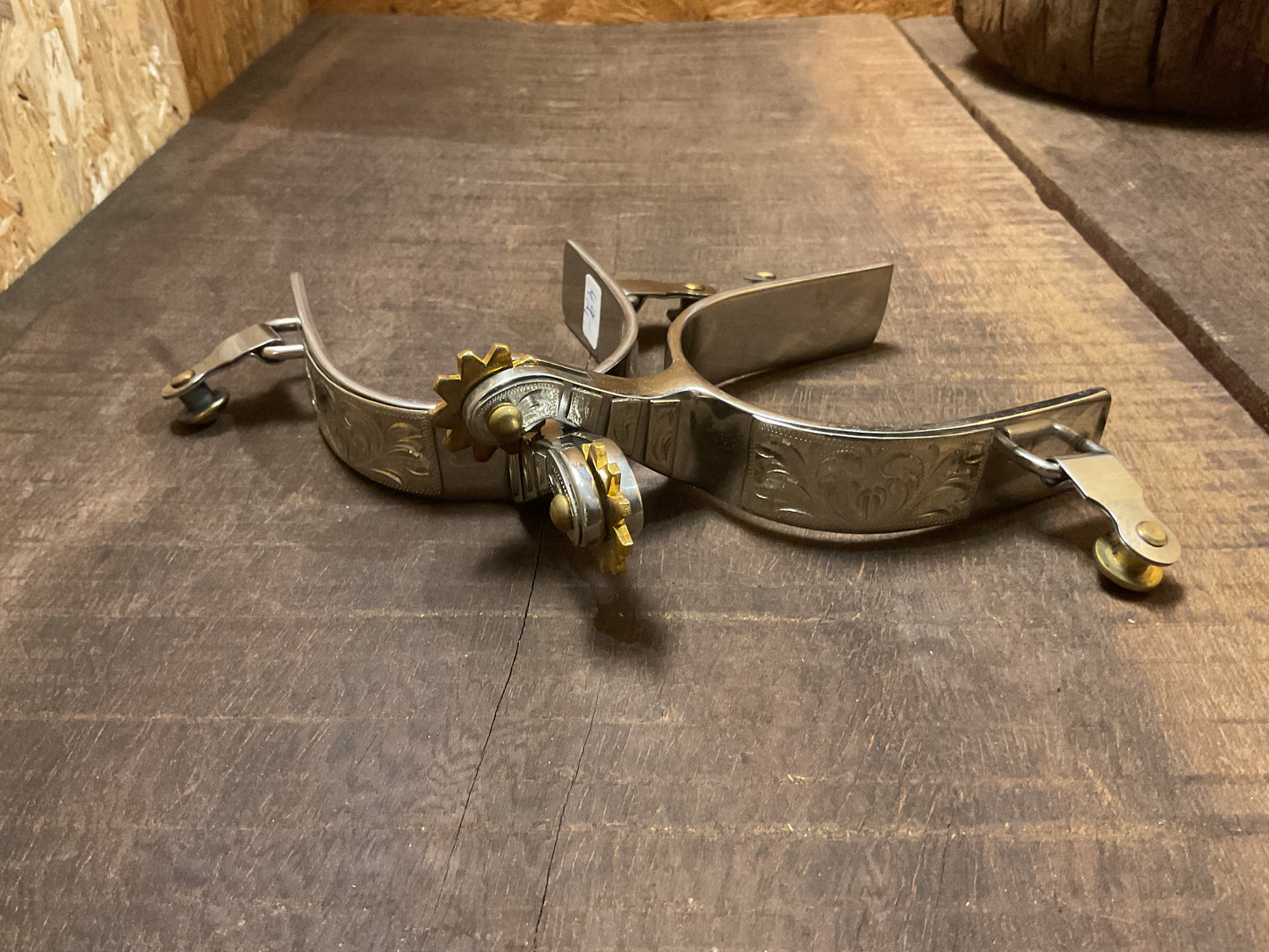 Sporen mit Silberplates